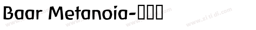 Baar Metanoia字体转换